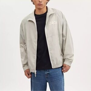 Coach Men's Light Gray Windbreaker